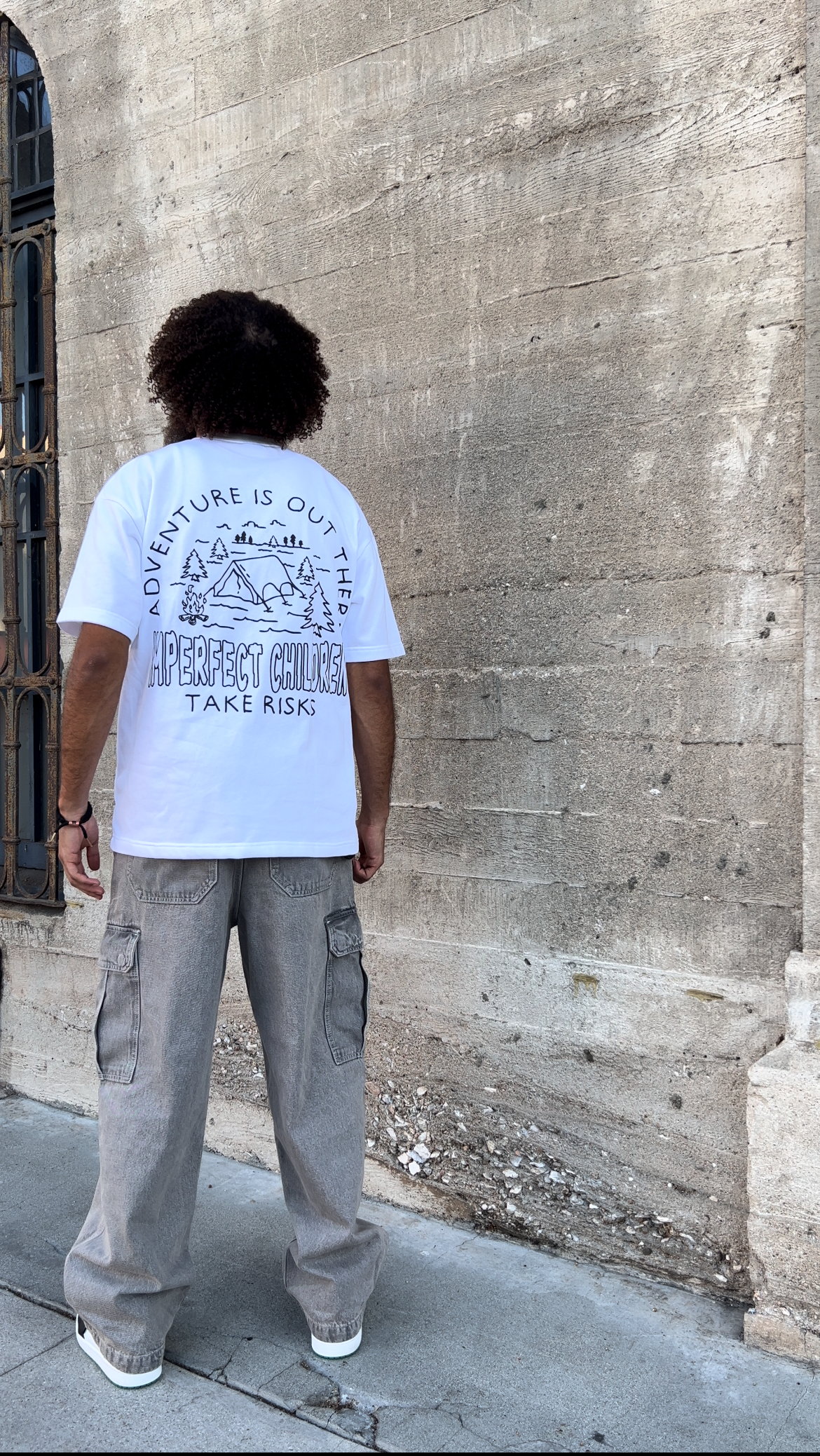 "TAKE RISKS" White T-Shirt