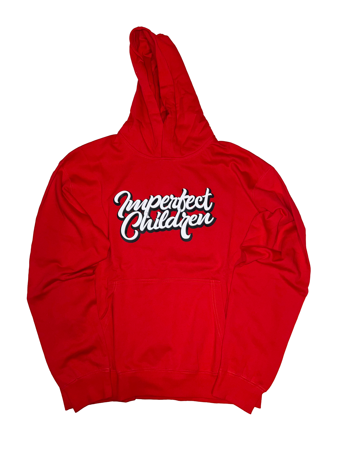 "NEW FAMILY" Red Hoodie