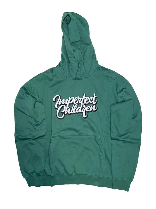 "NEW FAMILY" Green Hoodie